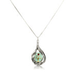 Vintage Pendant Tree of Life Silver & Gold