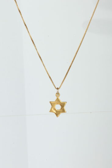 Gold filled 18k Star of David Necklace for Bat Mitzvah gift - Image 6