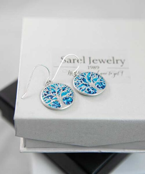 Silver Tree of life Earrings for woman from Israeli