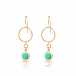 Dangle Gold Earrings Pomegranate